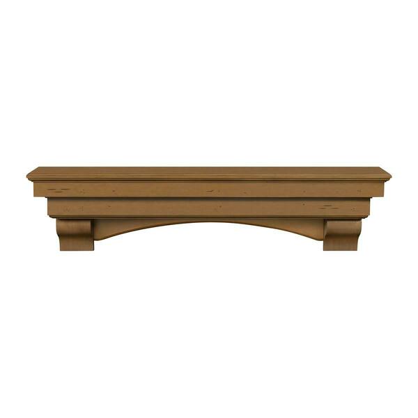 Jensendistributionservices The Celeste 72 In. Mantel Shelf, Dune Finish MI115385